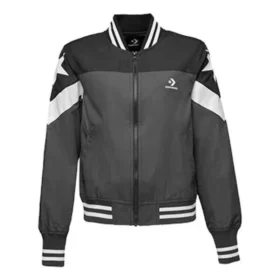 Bomber da baseball non imbottito Taglie asiatiche “Grey White Black”