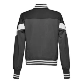 Bomber da baseball non imbottito Taglie asiatiche “Grey White Black”