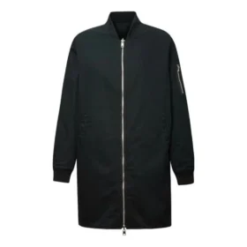 Bomber lungo reversibile Taglie asiatiche “Black”