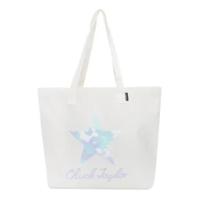 Borsa tote con grafica “White”