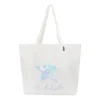 Borsa tote con grafica “White”