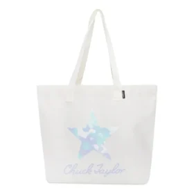 Borsa tote con grafica “White”