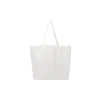 Borsa tote con grafica “White”