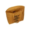 Borsa tote in tela “Renew Life” “Brown”
