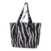 Borsa tote in tela “White Black”