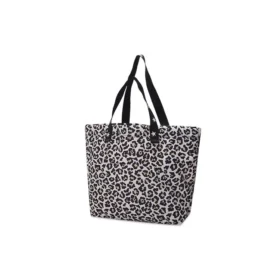 Borsa tote in tela “White Black”