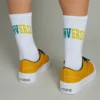 Calze corti con logo “White”