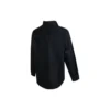 Camicia a maniche lunghe con bottoni in tessuto Taglie asiatiche “Black”
