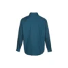 Camicia a maniche lunghe con bottoni in tessuto Taglie asiatiche “Verde”