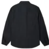 Camicia a maniche lunghe con taschino da carpentiere e bottoni Taglie asiatiche “Nero”