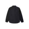 Camicia a maniche lunghe con taschino da carpentiere e bottoni Taglie asiatiche “Nero”