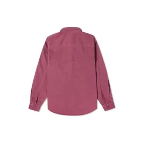 Camicia a maniche lunghe in twill con bottoni Taglie asiatiche “Berry”