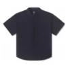 Camicia basic a maniche corte in tessuto Taglie asiatiche “Nero”