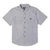 Camicia da carpentiere a righe con bottoni, taglie asiatiche “Grigio”