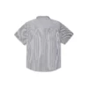 Camicia da carpentiere a righe con bottoni, taglie asiatiche “Grigio”