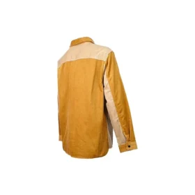 Camicia in velluto a coste con blocchi di colore Taglie asiatiche “Marrone chiaro”
