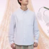 Camicia Oxford a righe Taglie asiatiche “Vapor Violet”