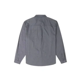 Camicia Oxford abbottonata Taglie asiatiche “Grey Blue”