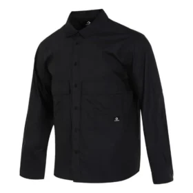 Camicia stagionale a maniche lunghe in tessuto Taglie asiatiche “Nero”