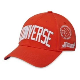 Cappellino da baseball con logo grande “Rosso”