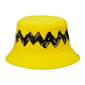 Cappello a secchiello reversibile Converse x Peanuts “Cyber Yellow”