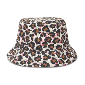 Cappello a secchiello reversibile “Digi Leopard”