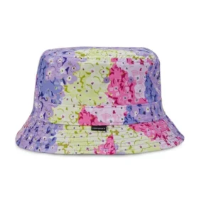 Cappello a secchiello reversibile IWD “Blu Viola Rosa Giallo”