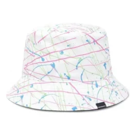 Cappello a secchiello reversibile Paint Splatter “White”
