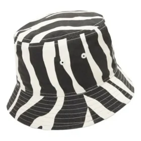 Cappello a secchiello reversibile Zebra “Black”