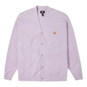 Cardigan a spina di pesce Taglie asiatiche “Viola”