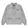 Cardigan in pelliccia a pelo lungo Taglie asiatiche “Grigio”