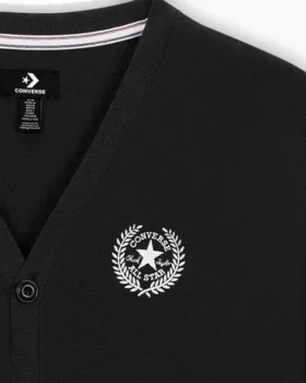Cardigan retrò taglie asiatiche “Nero”