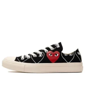 CDG x Converse Chuck Taylor All Star Multi Heart Nero “Bianco Rosso”