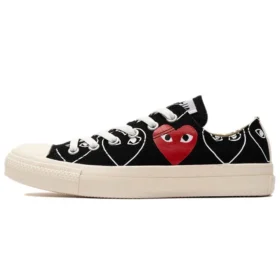 CDG x Converse Chuck Taylor All Star Multi Heart Nero “Bianco Rosso”