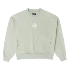 Chain Stitch Crew Taglie asiatiche “Verde chiaro”
