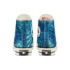 Chuck 1970s “Blue White” con stampa animalier