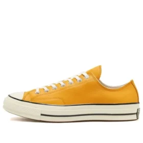 Chuck 1970s in pelle con colori stagionali “Giallo Bianco”