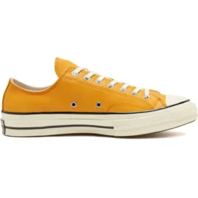Chuck 1970s in pelle con colori stagionali “Giallo Bianco”