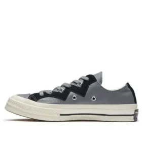 Chuck 1970s Leather Low Top Grigio Nero