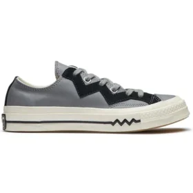 Chuck 1970s Leather Low Top Grigio Nero