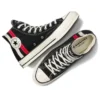 Chuck 70 Archival Stripes “Nero Bianco Rosso”