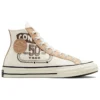 Chuck 70 con rivestimento in pelle “Egret Champagne Tan”