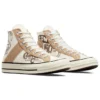 Chuck 70 con rivestimento in pelle “Egret Champagne Tan”