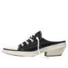 Chuck 70 De Luxe Mule a punta con tacco a zeppa “Black”