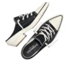 Chuck 70 De Luxe Mule a punta con tacco a zeppa “Black”