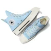 Chuck 70 De Luxe Squared “Blu Bianco”