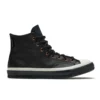 Chuck 70 HI “Black Leather White”