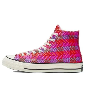 Chuck 70 Hi “Culture Weave – Rosso Rosa”