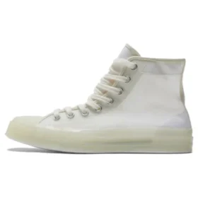 Chuck 70 HI Sneakers in tela traslucida “Egret”