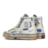 Chuck 70 High “ADER ERROR” – Bianco/Blu Imperiale”